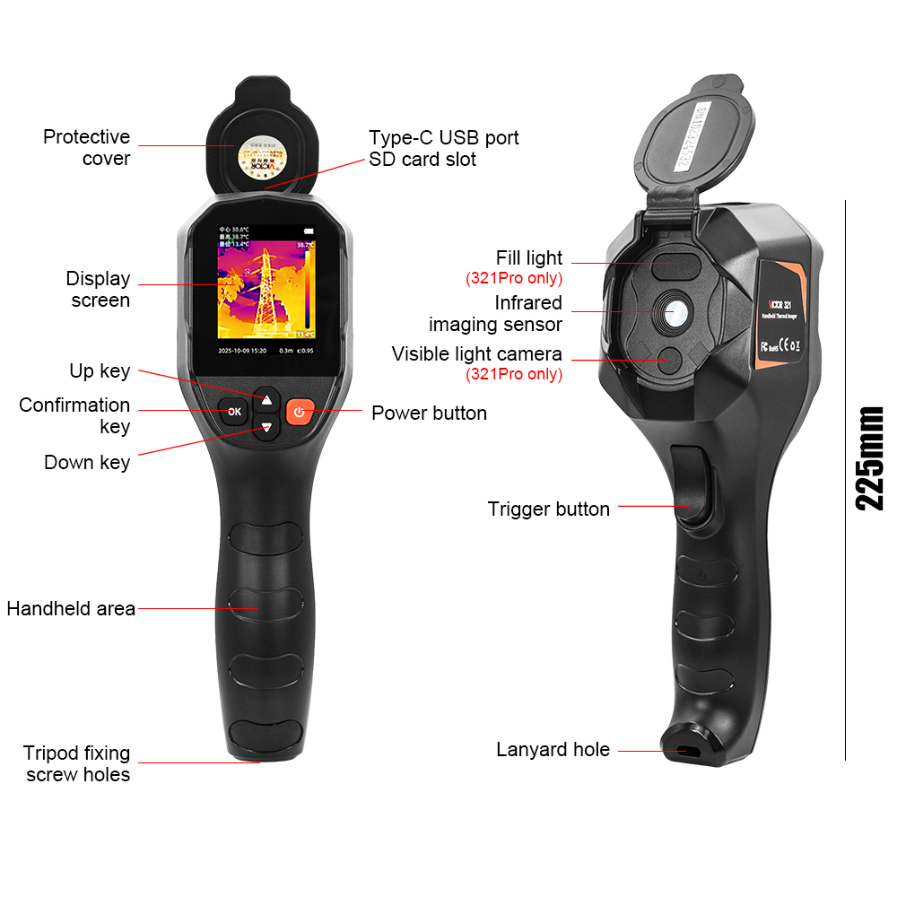 VICTOR 31 Termocamera a Infrar - Nf 521 Thermal Imaging Camera recensione e prezzo