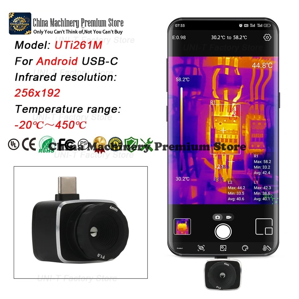 Telecamera Termica a Infraross - Thermal Imaging Camera 256X192 recensione e prezzo