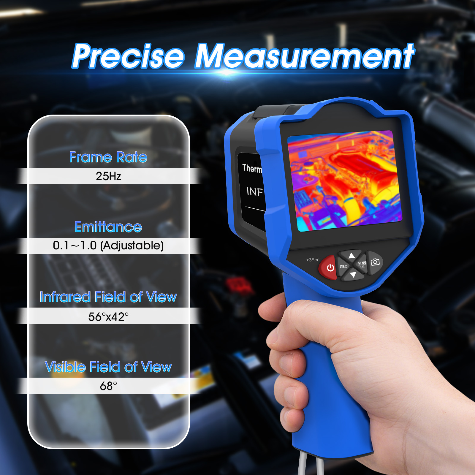Termocamera HoldPeak 256x192 I - Thermal Imaging Camera 256X192 recensione e prezzo